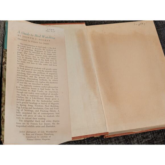 A  Guide To  BIRD WATCHING  BJOSEPH J. HICKEY - Picture 8 of 12